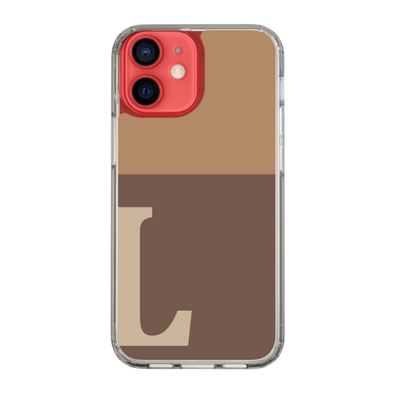 Slim Protection Case［ Original - initial two tone - L brown ］