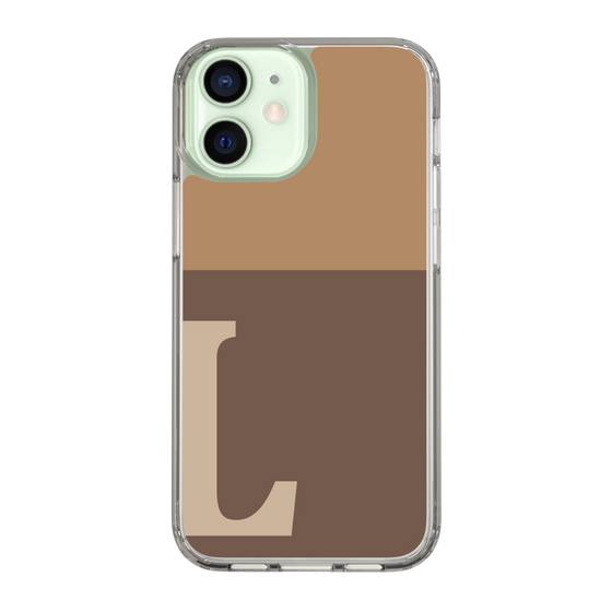 Slim Protection Case［ Original - initial two tone - L brown ］