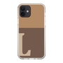 Slim Protection Case［ Original - initial two tone - L brown ］