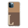 Slim Protection Case［ Original - initial two tone - L brown ］