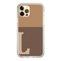 Slim Protection Case［ Original - initial two tone - L brown ］