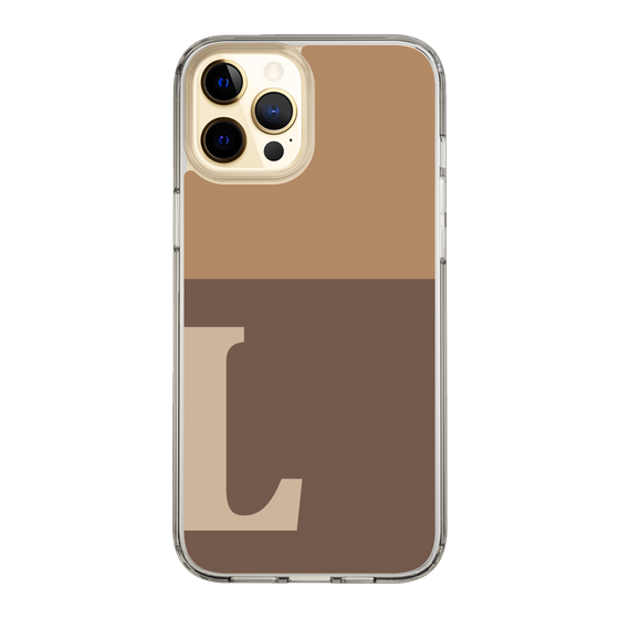 Slim Protection Case［ Original - initial two tone - L brown ］