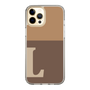 Slim Protection Case［ Original - initial two tone - L brown ］