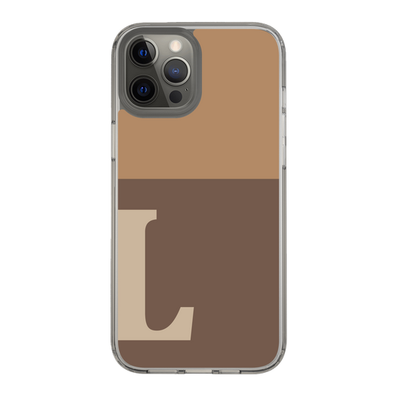 Slim Protection Case［ Original - initial two tone - L brown ］