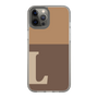 Slim Protection Case［ Original - initial two tone - L brown ］