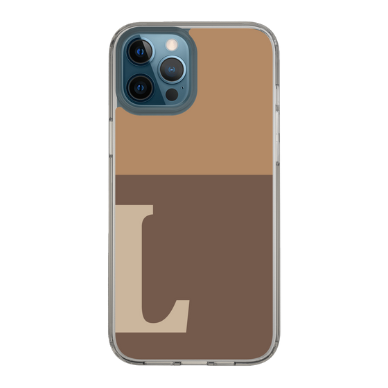 Slim Protection Case［ Original - initial two tone - L brown ］