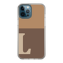Slim Protection Case［ Original - initial two tone - L brown ］