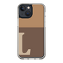 Slim Protection Case［ Original - initial two tone - L brown ］