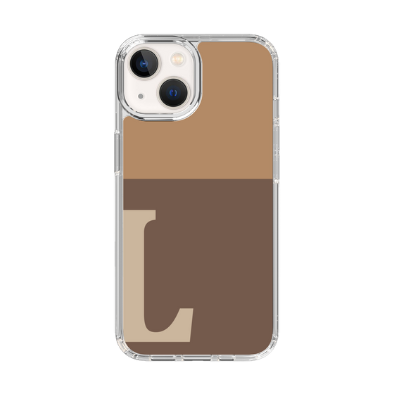Slim Protection Case［ Original - initial two tone - L brown ］