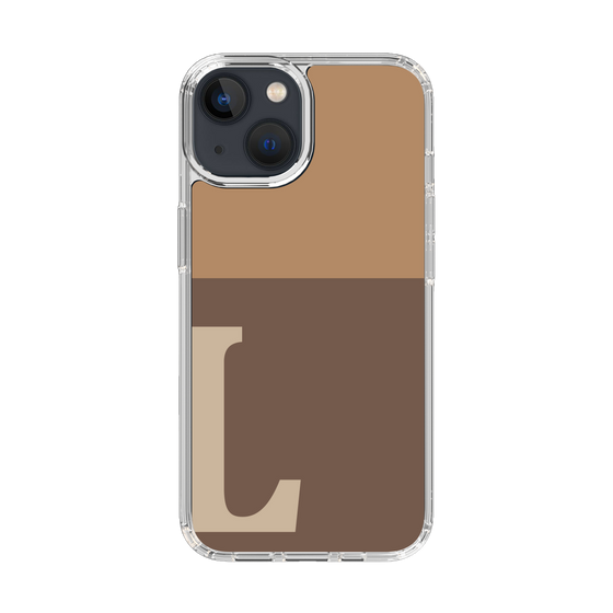 Slim Protection Case［ Original - initial two tone - L brown ］