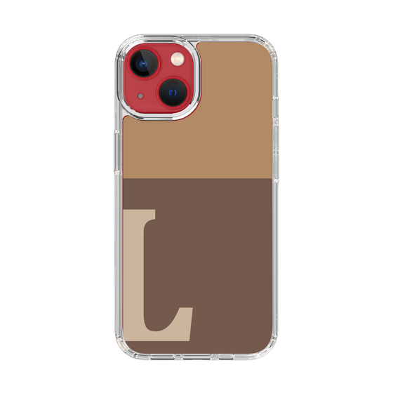 Slim Protection Case［ Original - initial two tone - L brown ］