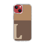 Slim Protection Case［ Original - initial two tone - L brown ］