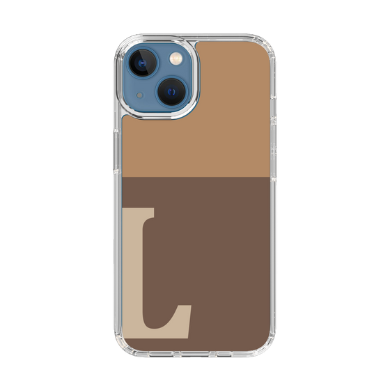 Slim Protection Case［ Original - initial two tone - L brown ］