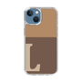 Slim Protection Case［ Original - initial two tone - L brown ］