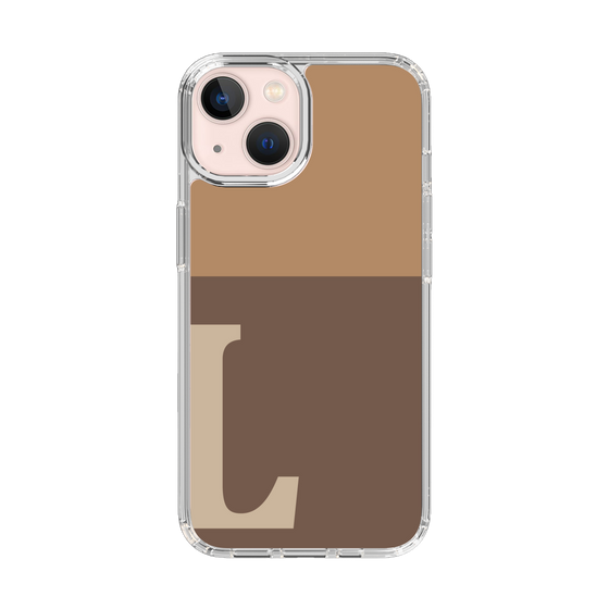 Slim Protection Case［ Original - initial two tone - L brown ］