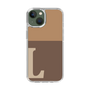 Slim Protection Case［ Original - initial two tone - L brown ］