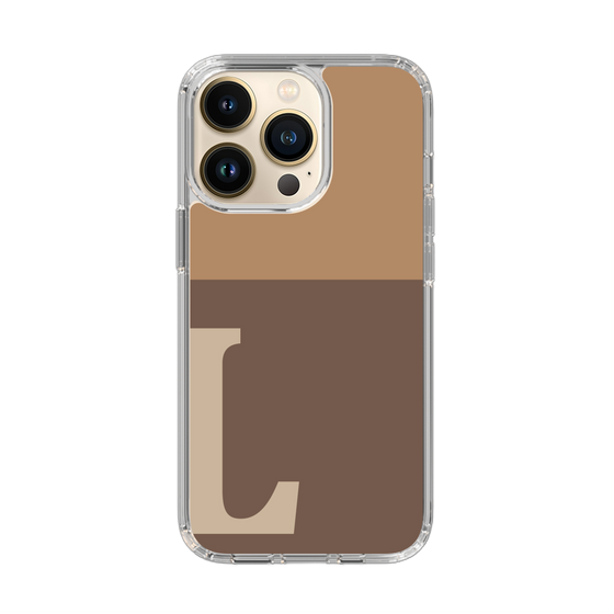 Slim Protection Case［ Original - initial two tone - L brown ］