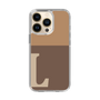 Slim Protection Case［ Original - initial two tone - L brown ］
