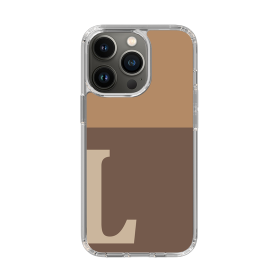 Slim Protection Case［ Original - initial two tone - L brown ］