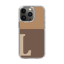 Slim Protection Case［ Original - initial two tone - L brown ］