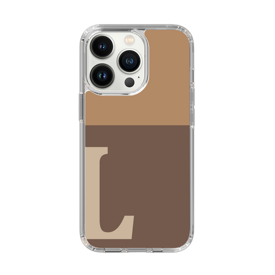 Slim Protection Case［ Original - initial two tone - L brown ］