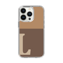 Slim Protection Case［ Original - initial two tone - L brown ］