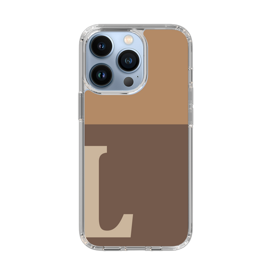Slim Protection Case［ Original - initial two tone - L brown ］