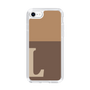 Slim Protection Case［ Original - initial two tone - L brown ］