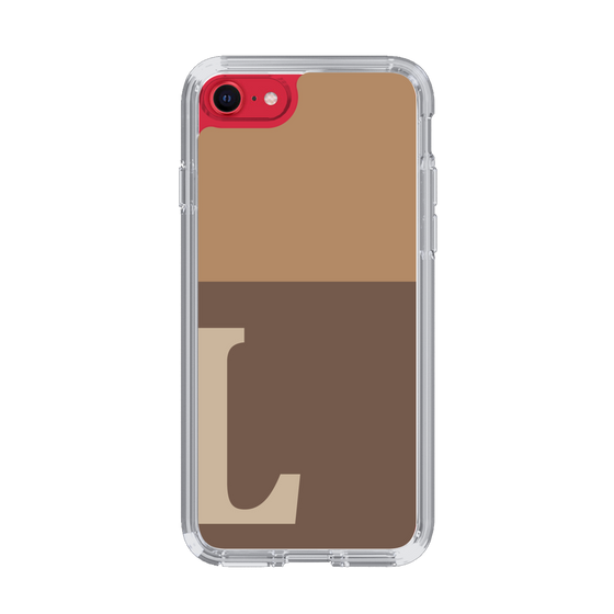 Slim Protection Case［ Original - initial two tone - L brown ］