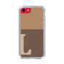 Slim Protection Case［ Original - initial two tone - L brown ］
