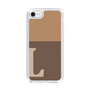 Slim Protection Case［ Original - initial two tone - L brown ］