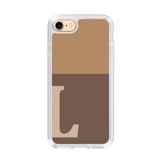 Slim Protection Case［ Original - initial two tone - L brown ］