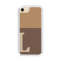 Slim Protection Case［ Original - initial two tone - L brown ］