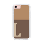 Slim Protection Case［ Original - initial two tone - L brown ］
