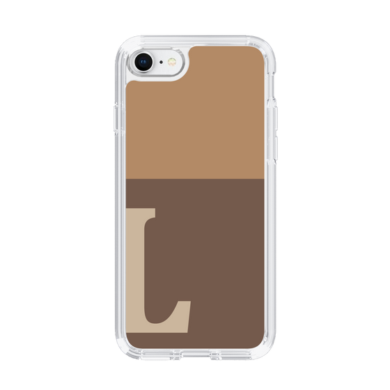 Slim Protection Case［ Original - initial two tone - L brown ］