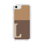Slim Protection Case［ Original - initial two tone - L brown ］