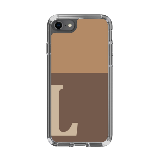 Slim Protection Case［ Original - initial two tone - L brown ］