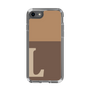 Slim Protection Case［ Original - initial two tone - L brown ］