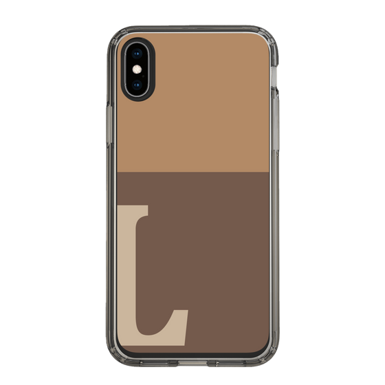 Slim Protection Case［ Original - initial two tone - L brown ］