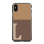 Slim Protection Case［ Original - initial two tone - L brown ］