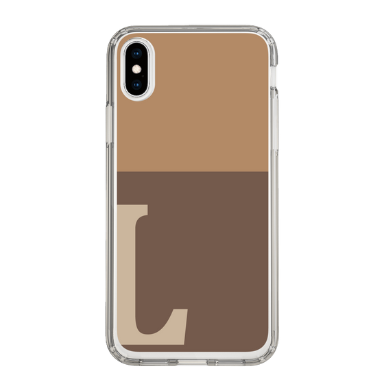 Slim Protection Case［ Original - initial two tone - L brown ］