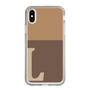 Slim Protection Case［ Original - initial two tone - L brown ］