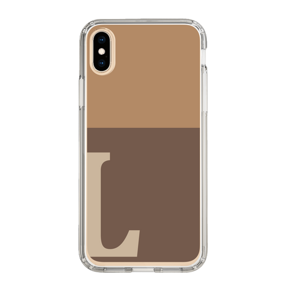Slim Protection Case［ Original - initial two tone - L brown ］