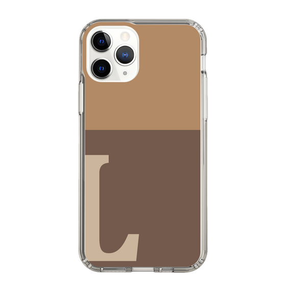 Slim Protection Case［ Original - initial two tone - L brown ］
