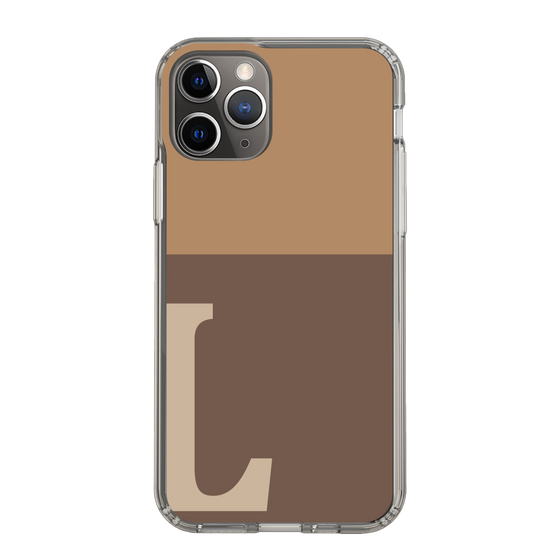 Slim Protection Case［ Original - initial two tone - L brown ］