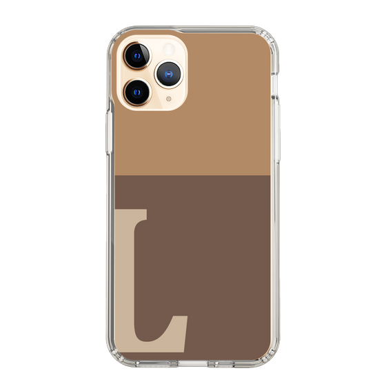 Slim Protection Case［ Original - initial two tone - L brown ］