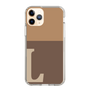Slim Protection Case［ Original - initial two tone - L brown ］