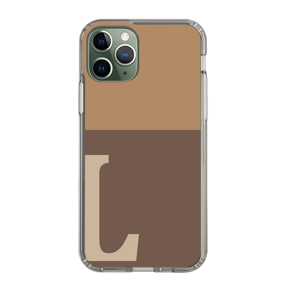 Slim Protection Case［ Original - initial two tone - L brown ］