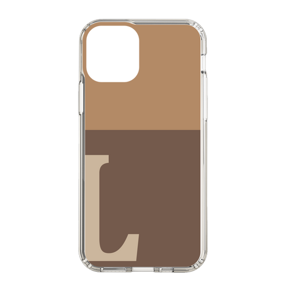 Slim Protection Case［ Original - initial two tone - L brown ］