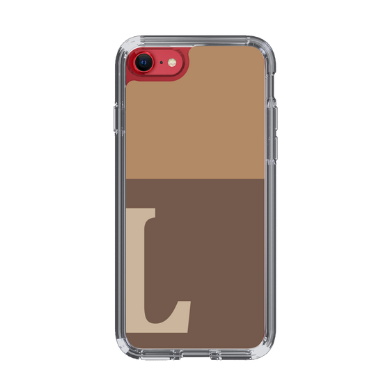 Slim Protection Case［ Original - initial two tone - L brown ］